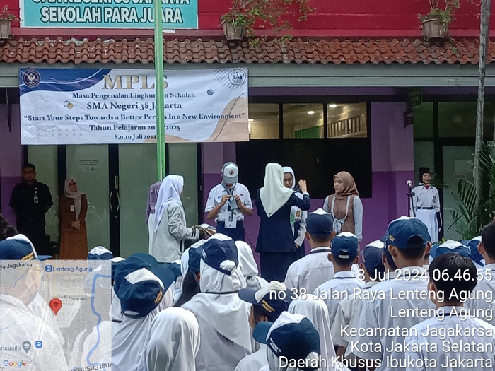 MPLS MASA PENGENALAN LINGKUNGAN SEKOLAH SMAN 38 JAKARTA TAHUN AJARAN 2024-2025