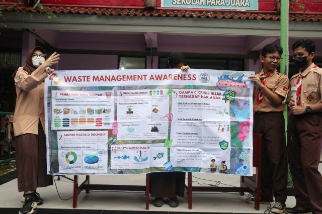 Hari Peduli Sampah Nasional Menuju adiwiyata tingkat Nasional di SMA Negeri 38 Jakarta