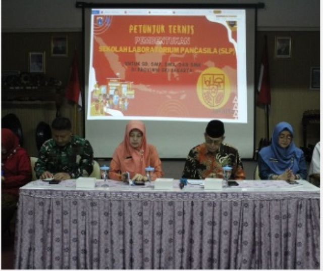 SOSIALISASI SEKOLAH LABORATORIUM PANCASILA SMAN 38 JAKARTA