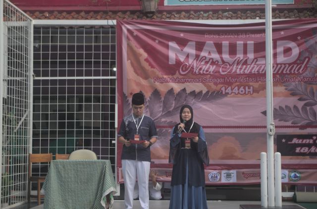 PERAYAAN MAULID NABI MUHAMMAD SAW 1446 H DI SMAN 38 JAKARTA